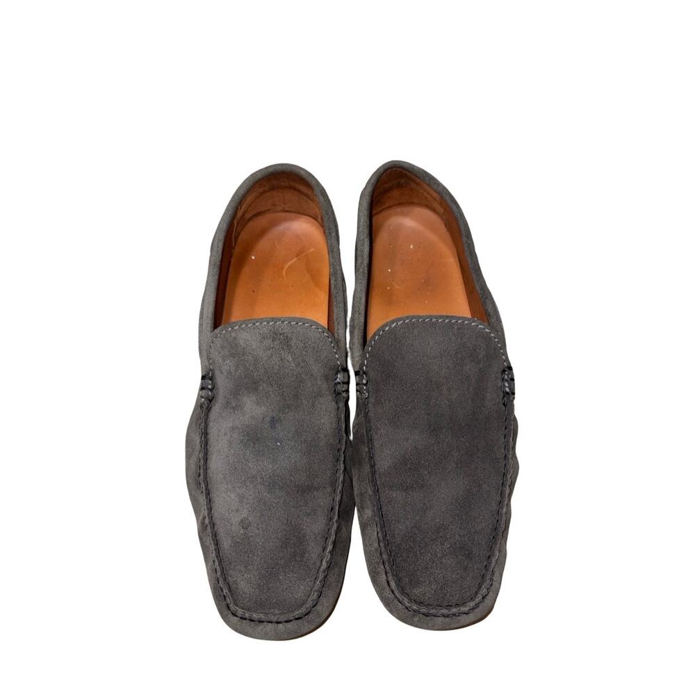 FRYE Gray Suede Driving Loafers Size: 11.5D Men's